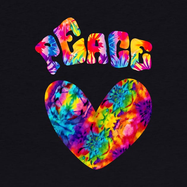 Tie Dye Peace & Love by She Gets Creative